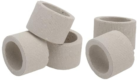 VICASKY 5 Pièces Anneaux Fixes Céramique pour Plantes Aquatiques et Stable pour Aquarium Kit pour Fixation sans Sable Accessoires de Décoration pour Eau Douce