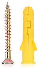 Vite A Innesto Muro,Delaman Di Ancoraggio Parete In Plastica Spina Ancoraggio, Fissaggi Viti Autofilettanti Kit Bulloni Fissaggio Espansione Autoperforanti Tappo(Size : 50pcs-M6)