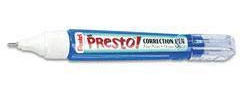 Pentel Presto! Multipurpose Correction Pens - PENZL31W - White Correction Fluid - Each