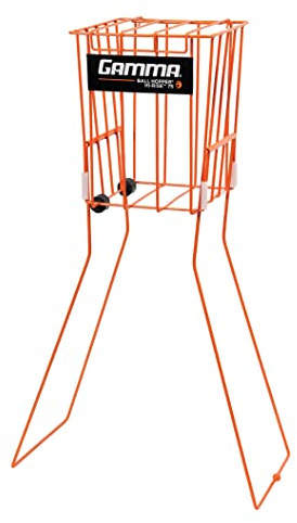 GAMMA Sports Tennis BallHopper, Racquet Sports Ball Hoppers for Easy Pick Up, Carrying, and Storage, Durable, Convenient, Heavy-Duty Construction, Multiple Sizes & Colors, Pickleball Hoppers