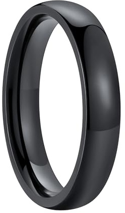 FaithHeart Kvinnor män fingerring 2 mm/4 mm/6 mm/8 mm stapelring bandring rostfritt stål högpolerad ankelring midi fingerring förlorande vigselring för vän flickvän par