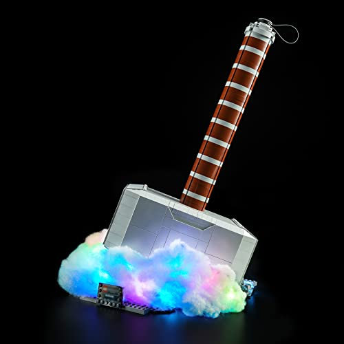 BRIKSMAX Led Beleuchtungsset für Lego Marvel Thors Hammer - Compatible with Lego 76209 Bausteinen Modell - Ohne Lego Set