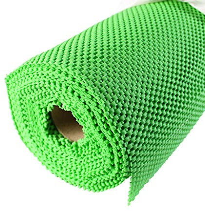 Schublade Regaleinlage Nicht Klebend Anti-Rutsch Organisation Einlagen Schrank-Schrank Einlegeböden Waschbar Einfacher Zuschnitt für Schubladen, Regale, Vorratskammer ( Color : Green , Size : 1.2*10m