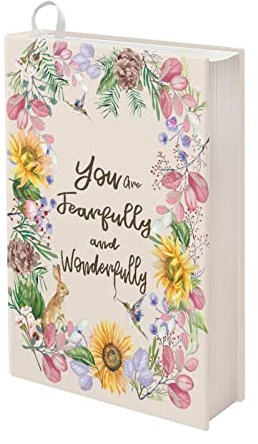 BYCHECAR You are Wonderfull Buchhüllen Buchhüllen für Taschenbuch, Buchtuch für Hardcover, Jumbo-Lehrbucheinband, wiederverwendbar, waschbar, dehnbar, Buch, Sox 9 x 11 Zoll