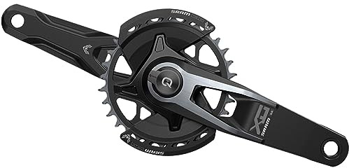 SRAM, X0 T-Type Spindle Power Meter, Power Meter Crankset, Speed: 12, Spindle: 28.99mm, BCD: Direct Mount, 32, Dub, 165mm, Black, Boost