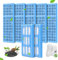Filtre Fontaine Eau Chat, Pack de 12 Filtres à Triple Action pour Abreuvoir pour À Eau pour Chat 2L, Lot de 12 filtrantes de Rechange pour Chien et Chat, Filtre à Eau De Remplacement à Triple Action