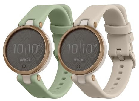 kwmobile Bracelet compatible avec Garmin Lily Sport bracelet - 2x bracelet de rechange en silicone pour fitness tracker
