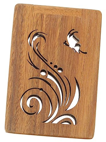 MUSISALY Klappbarer Schminkspiegel Kompakter Schminkspiegel Spiegel Handtasche Reise Spiegel Kosmetikspiegel Tragbar Kleiner Kompaktspiegel Minispiegel Handtasche Aus Holz Für Unterwegs