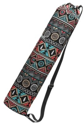 BESPORTBLE Canvas-yogatasche Für Frauen Trainingstasche Mit Kordelzug Und Reißverschluss Schultertasche Für Yoga Tragetasche Yoga-Tasche Bedruckte Canvas-Tasche