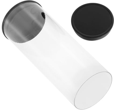 Yardwe Transparente Golfball-röhre Stoßfeste Staubgeschützte Golfballhalterung Praktische Leichte Plastikbox Für Golf Tennis Baseball Und Sportbälle Tragbarer Ballbehälter