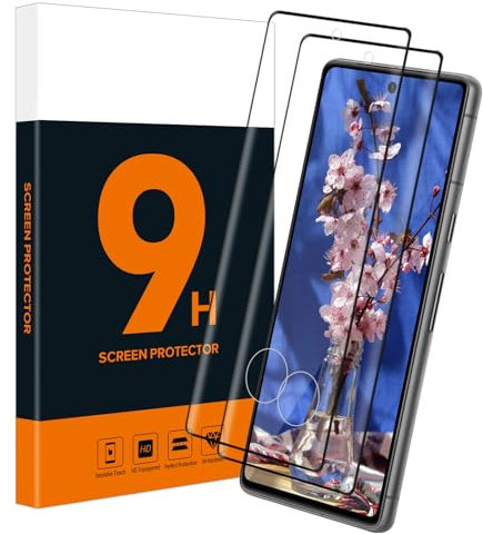 Carantee 2 Stück Schutzfolie für Panzerglas für Google Pixel 7 Pro, 9H Härte Kratzfest, Keine Blasen, Sensitive Touch, 3D Runde Kanten, Anti-Staub, Hoch Definition Pixel 7 Pro Displayschutzfolie