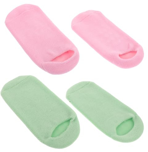 Vaguelly 4st Regenererande Fotmasker Fuktgivande Strumpor För Torra Fötter För Hemmet Skönhetssalonger Och Fotspa Djuprengörande Och Exfolierande För Alla Hudtyper