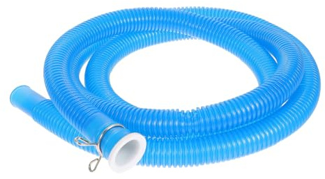 NUOBESTY Manguera de Lavadora Semiautomática de Entrada de Agua Tubo Flexible PE de 16Mm Manguera de Desagüe para Lavadora para Cocina y Baño 1.5m