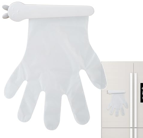 Nuytghr Gloves Holder on Wall,Kitchen Gloves Holder | Clip Design Adhesive Organizer for Lab Home Kitchen Garage Closet Restaurant Laundry Room