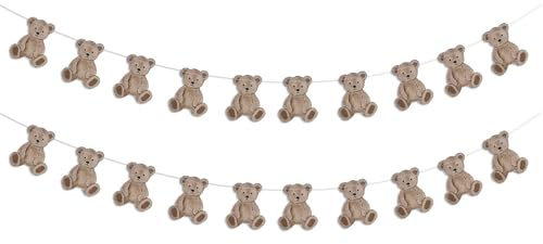 Happy Birthday Girlande Bär Papier Geburtstag Wimpelkette Hängende Girlande for Kinder(Banner B)