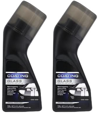 2 Stück Anti Beschlag Spray Auto, Anti Beschlag Auto Fensterreiniger, Antibeschlagspray Mit Schwamms, Autos Glasreiniger, Antis Beschlags Wasserabweiser Für Windschutzscheiben, Für LKW, Wohnmobils