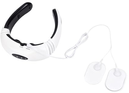 Masajeador Para El Cuello Y La Espalda - Estimulador Muscular Recargable Inalámbrico De 6 Modos,Con 2 Almohadillas De Masaje Para La Espalda Para Mujeres, Hombres, Mamá Y Papá