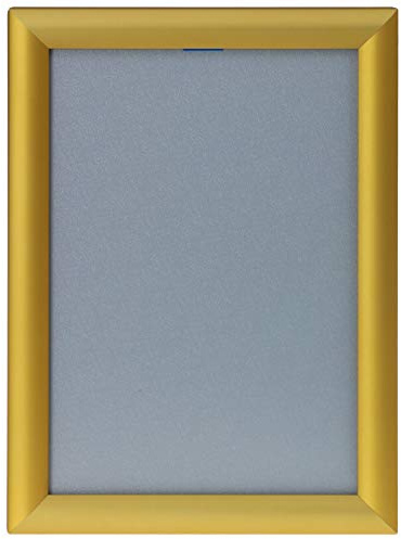 kaufdeinschild A2 Klapprahmen Gold auf Gehrung Snap Frame 25mm Plakatrahmen Posterrahmen