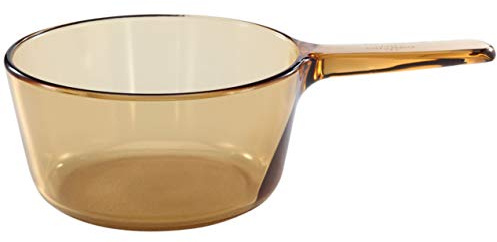 Visions 1.5 Liter Amber Glass Saucepan