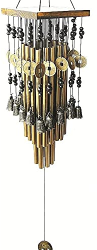 XIXIDIAN Glückliche Windspiele Windspiele für Draußen, Indoor Wind Glockenspiele Für beruhigende Musik in der Erinnerung Wind Chimes Home Garten Terrasse Hängende Dekoration Geschenk