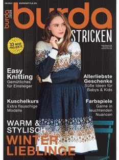 Burda stricken Strickmagazin 2021#06 Strickmuster ideal für Anfänger und Profis