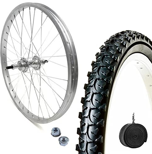 CERCHIO POSTERIORE 26 X 1,75 + COPERTONE MTB 26 X 1.95 + CAMERA D’ARIA | RUOTA COMPLETA 6/7 V PER MOUNTAIN BIKE