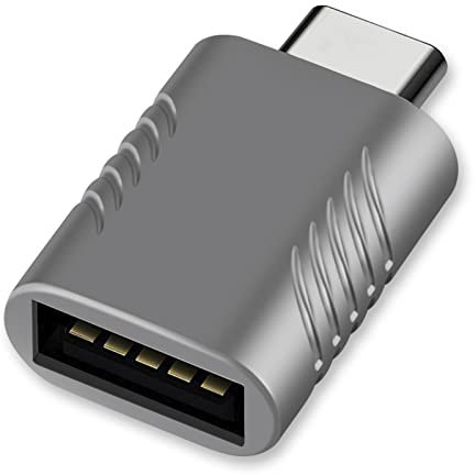 HORJOR Adattatore USB 3.0 a USB C, OTG da Tipo C Maschio a A Femmina, Thunderbolt 3 per Galaxy, MacBook Pro e Altri Dispositivi (Bande)