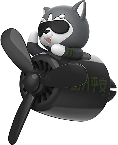 LICHENGTAI Auto Lufterfrischer Cartoon Bär Pilot, Automotive Air Outlet Lüfterfrischer Duft Auto Lufterfrischer, Auto Duft Diffusor Luftentlüftung Auto Parfüm Aromatherapie Ornament
