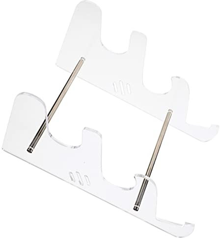 3 Halterung Für Die Tastaturablage Monitorständererhöhung Acryl Transparenter Keyboardständer Klarer Tastaturständer Keyboardständer Acryl Zeitungsständer Zubehör Rechner Metall