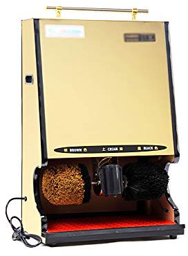 Shoe Polisher, Automatic Induction Shoe Polishing Machine Electric Shoe Polisher With Double Combin For Family Bus Train Subway Station Airport Office Hotel Bank Shoe Brushes (2 53x30x84cm)