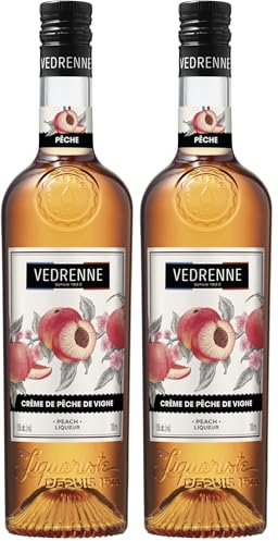 CRÈME DE PÊCHE DE VIGNE VEDRENNE 15% - 70 cl (Lot de 2)