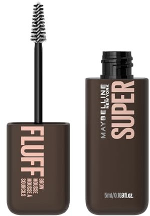 Superfluff Augenbrauen-Mousse, Für super natürliches Volumen mit Flausch-Effekt den ganzen Tag lang, Für volle und definierte Augenbrauen, Maybelline New York, Farbe: 262 Black Brown