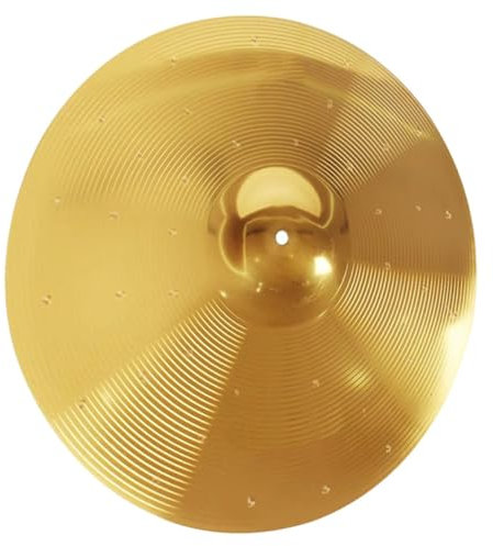 BESTonZON Schlagzeugbecken Metall Jazz-crash-becken Übungs-jazz-schlagzeugbecken Schlagzeugzubehör Schlagzeugbedarf Becken Mit Geringer Lautstärke