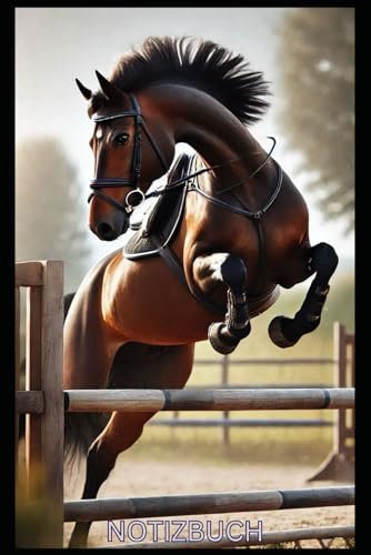 Reitsport Pferde Notizbuch, Buch: Das perfekte Geschenk für Reiter & Fans, m. Motiv, A5: Kalender, Notizblock, Taschenbuch, Organizer, Planer, ... Damen, Herren, Pferd, Artikel,Bilder,Neu