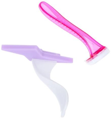 FRCOLOR Rasoio per Barba da Donna Rasoio per Peli da Donna per Peli del Corpo per Intimi Pratico di Rasoi per Viaggi e Uso Quotidiano