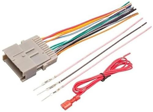 ZAPYVET Cablaggio stereo, for 2002-2008, for GMC Envoy Sierra, for Chevy, Silverado Impala Adattatore connettore cavo radio stereo Cavo di collegamento stereo per veicoli