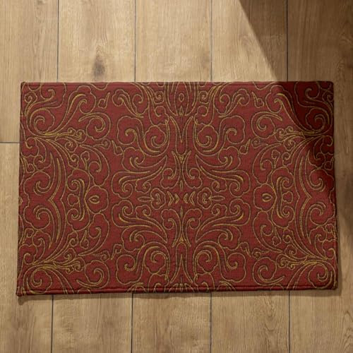 EHOMERY Tappeto Zerbino per Interno Tappeto Bagno Lungo Modello retrò Zerbino Pulisci Scarpe da Esterno Tappeto da Bagno Lavabile 50x80cm