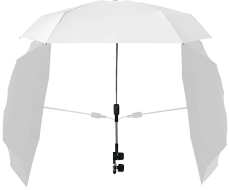 Oxening para cochecito de bebé - Paraguas portátil para bebés, sombra solar con asa, protección total UV | 6 varillas diseño reforzado aplicado en silla de bebé de Pram