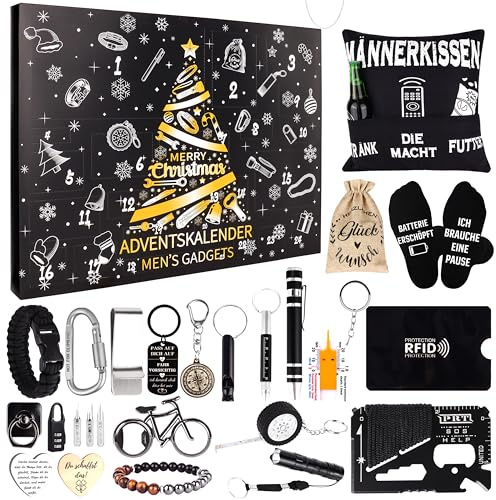Jeasona Tool Advent Calendar 2026 for Men Adults Men | Advent Calendar Ideas Christmas Calendar Gadgets for Teenagers Boys
