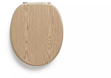 Natural Oak Effect Toilet Seat - Natural