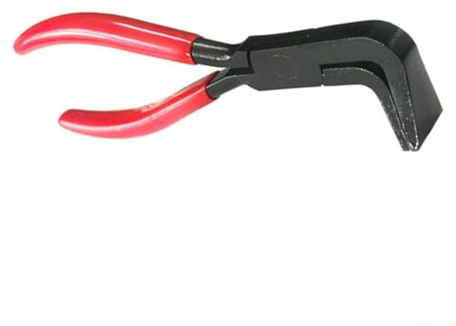 Alicates dobladores de metal de acero de alto carbono con mandíbulas rectas, de 45 grados y 90 grados para plegado y dobladillo de chapa en automoción (90°)