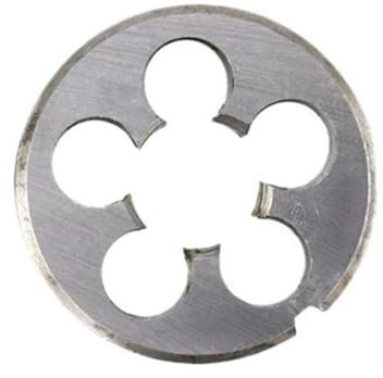 Round Die Fine Grinding Alloy, Pack of 2 Right Hand HSS Tap and Die Set with Drill Bits for Metal Screw Thread M4 to M16(M14x1.5)