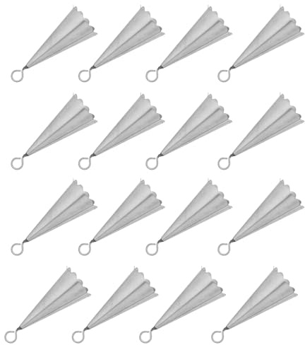 OUNONA 20stücke Vintage-zinnglocken Dekorationsglocken Windspiele aus Metall für Außenbereich Türglocken Dekorative Hängeglocken aus Metall Glockenanhänger Türglocken-Dekoration