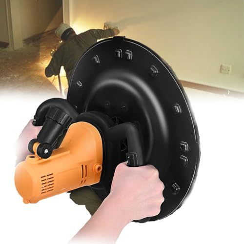 Cazzuola Elettrica Professionale 2880W Per Malta Cementizia, Levigatrice E Lucidatrice Per Pareti In Calcestruzzo Con Asta Di Miscelazione E 6 Velocità Regolabili(110V)