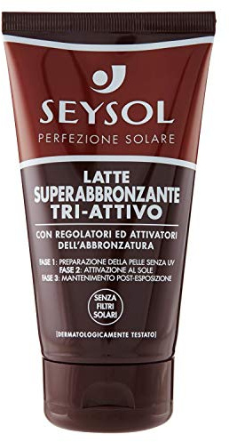Seysol Latte Abbronzante Tri-Attivo Senza Filtri Solari 150 ml