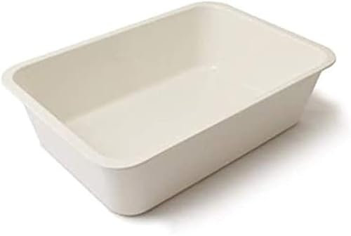 Vaschetta Rettangolare in Pura Melamina cm35x25x8 Bianco Made in Italy