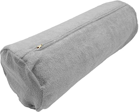 Kneer Nackenrollenbezug Frottee Reißverschluss für 15x40 cm Nackenrollen Farbe: Platin
