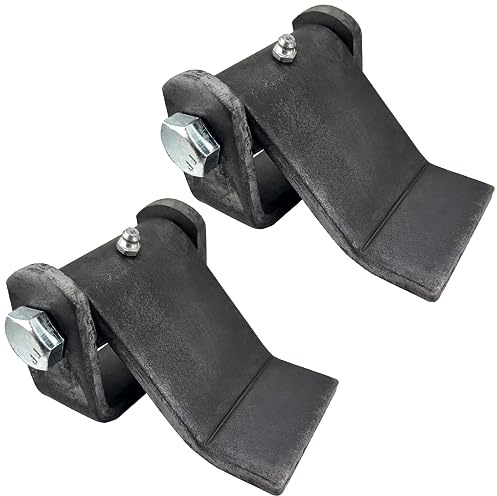 Paquete de 2 bisagras de remolque de volquete, correa de puerta de remolque, resistente, bisagras de camión, bisagra soldada, correa de acero soldada, estilo hoja, bisagra de portón trasero para