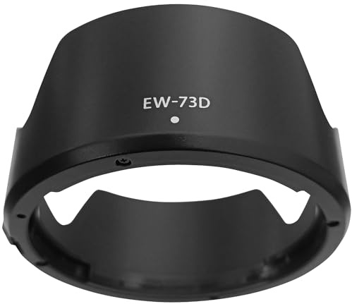 Pare-soleil EW-73D pour Canon RF 24-105 mm F4-7.1 STM sur appareil photo EOS R RP (pour accessoires), pare-soleil Hxdzieory 67 mm