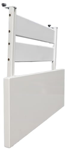 Balkontisch Klappbar Hängetisch, Aluminiumlegierung, Es Müssen Keine Löcher Gebohrt Werden, Einstellbar, Wandtisch Klappbar Balkon (Color : White, Size : 30 * 80CM)